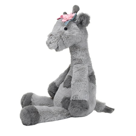 Lambs & Ivy Giraffe and a Half Gray Plush Stuffed Animal Toy - Skylar