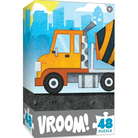 Vroom! 48 Pieces Interlocking Jigsaw Puzzle for Kids