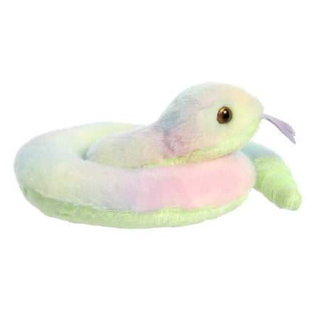 Aurora - Small Multicolor Mini Flopsie - 8" Lula Snake - Adorable Stuffed Animal