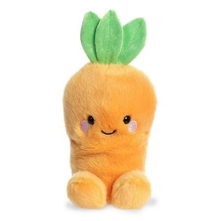 Aurora 5 in. Adorable Pocket-Sized Play Collectable Fun Cheerful Carrot Stuffed Animal Plush Toy, Orange