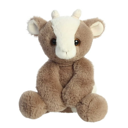 Aurora - Medium Gray Flopsie - 12" Gemini Goat - Adorable Stuffed Animal