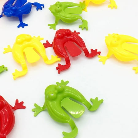 12pcs Jumping Frogs Game Toy Party Favor Birthday Party Toys Action Toy Figures For Girl Boy