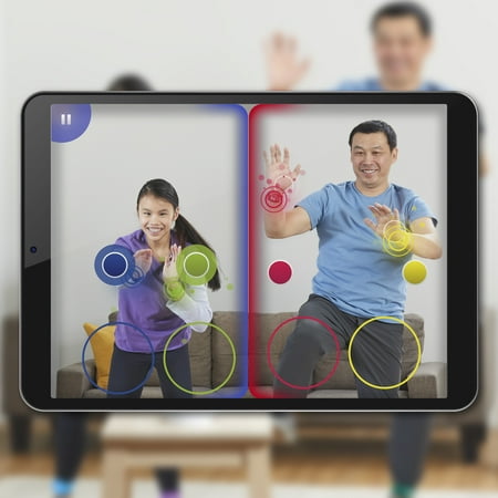 Twister Air Game for Kids, Family Game with AR App Links to Smart Device, Christmas Gifts for Kids, Ages 8+