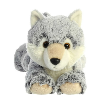 Aurora - Medium Gray Flopsie - 12" Winter Wolf - Adorable Stuffed Animal