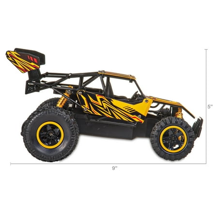 Adventure Force Metal Racer Radio Controlled Vehicle, Yellow