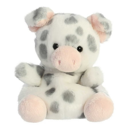 Aurora - Mini White Palm Pals - 5" Piggles Spotted Piglet - Adorable Stuffed Animal