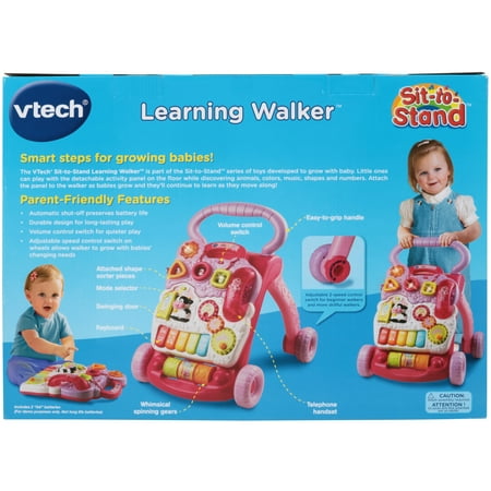 VTech Sit-to-Stand Learning Walker (Pink)