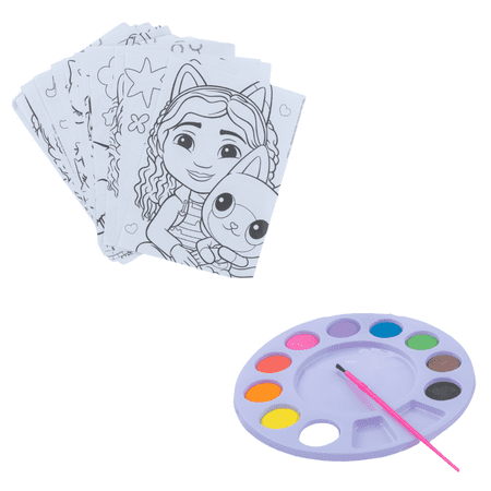 Gabbys Dollhouse Girls Art Set Painting Coloring Supply Stickers 711 Piece Set