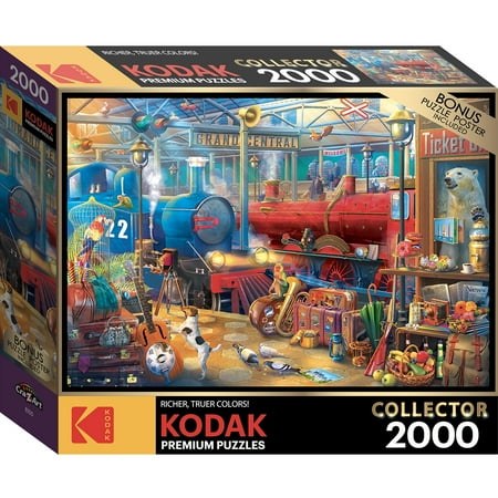 RoseArt: Kodak Collector Train Station Puzzle, 2000 Pieces