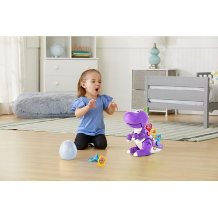 VTech Mix and Match-a-Saurus, Dinosaur Learning Toy for Kids, Purple