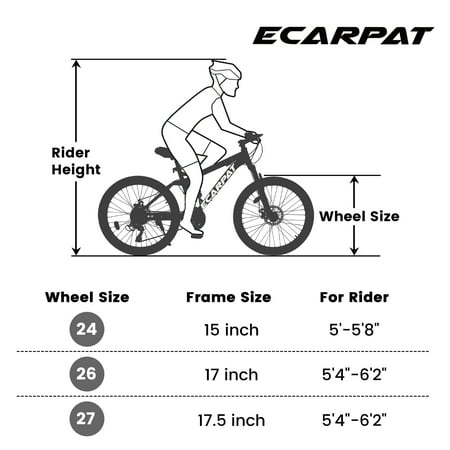 24 inch Mountain Bike for Kids, Full Suspension Boys Bike with Disc Brakes 21 Speeds, Black