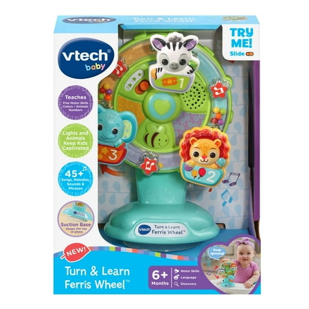 VTech Turn & Learn Ferris Wheel™ Stroller & Car Seat Toys Baby and Toddler Toys