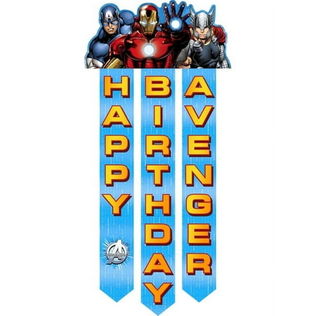 Avengers 'Assemble' Happy Birthday Banner (1ct)