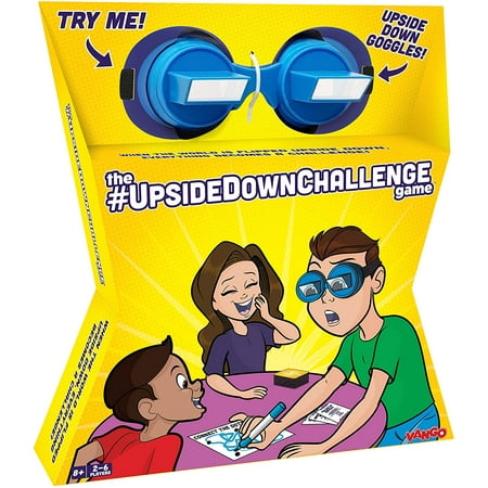 Vango Upside Down Challenge Game for Kids & Family, Complete Fun Challenges with Upside Down Goggles