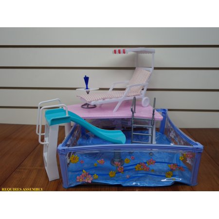 My Fancy Life Summer Resort , Swimming pool set for Dollhouse Furniture By TKT