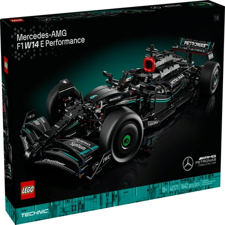 LEGO Technic Mercedes-AMG F1 W14 E Performance Race Car Building Set, Scale Model Car Gift for Adults, Authentically Detailed Build and Display Model for Home or Office Décor, 42171