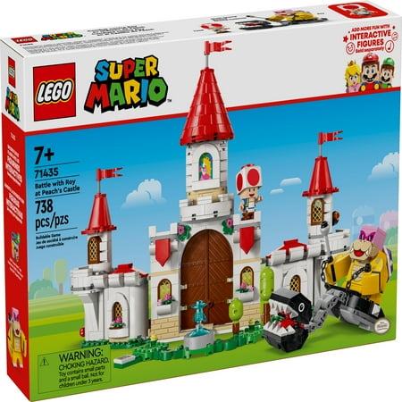 LEGO Super Mario Battle with Roy at Peach’s Castle, Nintendo Character Mario Toy Adventure Set, 71435