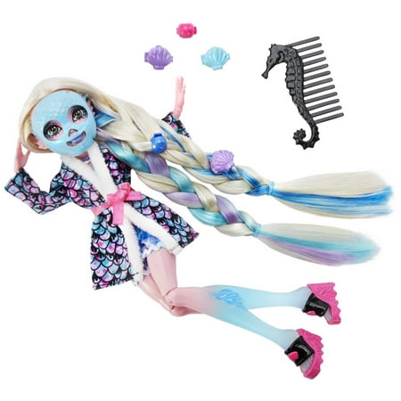 Monster High Doll, Lagoona Blue Spa Day Set with Wear and Share Accessories