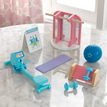 KidKraft Dollhouse Accessory Pack: Home Gym Doll Furniture Set