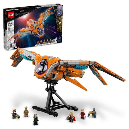 LEGO Marvel The Guardians' Ship 76193 Building Toy - Large Avengers Spaceship Model with Thor & Star-Lord Minifigures, Superhero Movie Inspired Set, Gift for Boys, Girls, Kids, and Teenagers