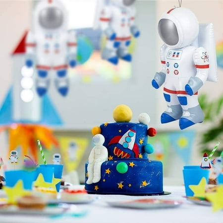 ArtCreativity Inflatable Astronaut Toys for Outer Space Themed Parties Pretend Play Accessories