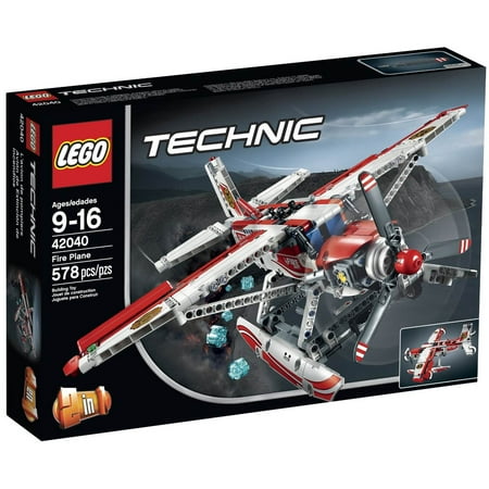 LEGO Technic Transforming Fire Fighting Plane and Jet Plane Building Kit | 42040