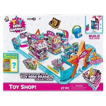 5 Surprise Toy Mini Brands Series 2 Mini Toy Shop Playset by ZURU