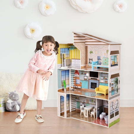 Olivia's Little World - Dreamland Mediterranean Doll House - Multi-color