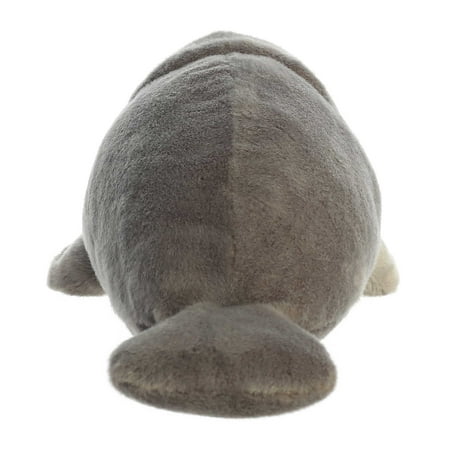 Aurora - Medium Gray Flopsie - 12" Manny Manatee - Adorable Stuffed Animal