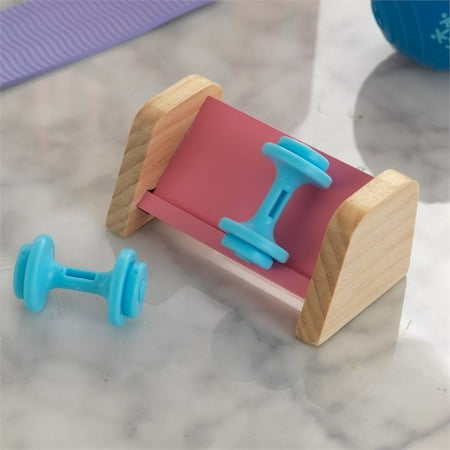 KidKraft Dollhouse Accessory Pack: Home Gym Doll Furniture Set