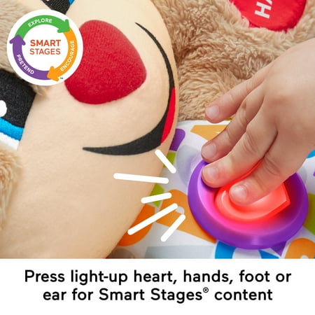 Fisher-Price Laugh & Learn Smart Stages Puppy Plush Learning Toy for Baby, Infants and Toddlers