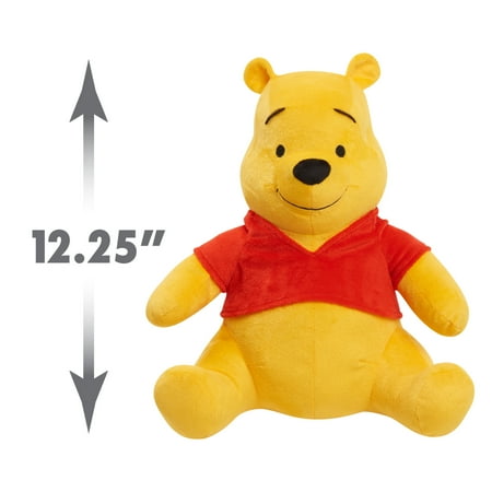 Disney Classics Friends Large 12.7-inch Plush Winnie the Pooh, Kids Toys for Ages 2 up