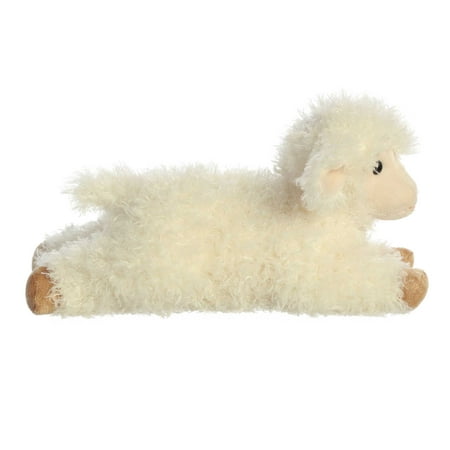 Aurora - Medium White Flopsie - 12" Luna Lamb - Adorable Stuffed Animal