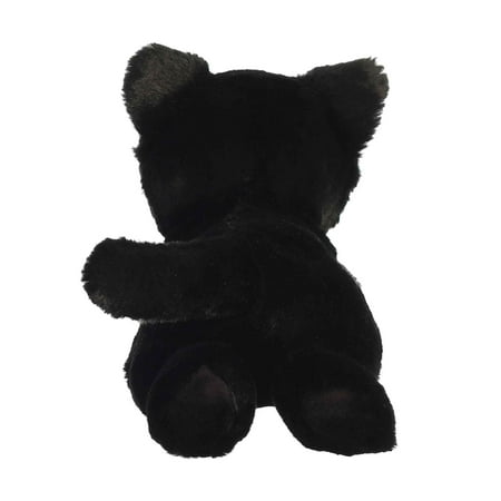 Aurora - Small Black Mini Flopsie - 8" Twilight Cat - Adorable Stuffed Animal